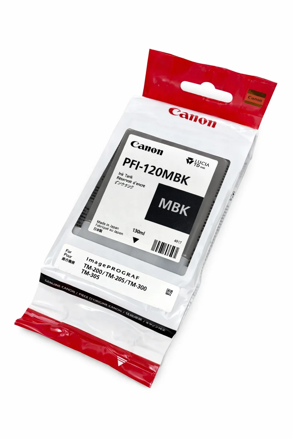 Tinta Canon PFI-120MBK Negro Mate Original